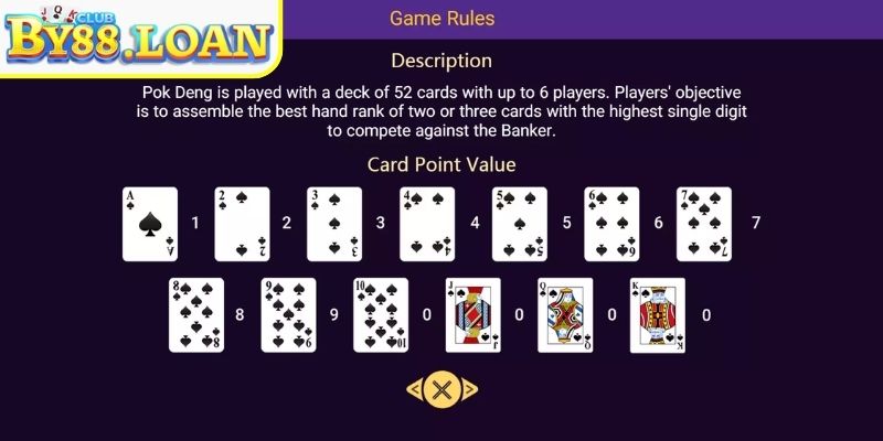 Cách chơi Pok Deng đơn giản